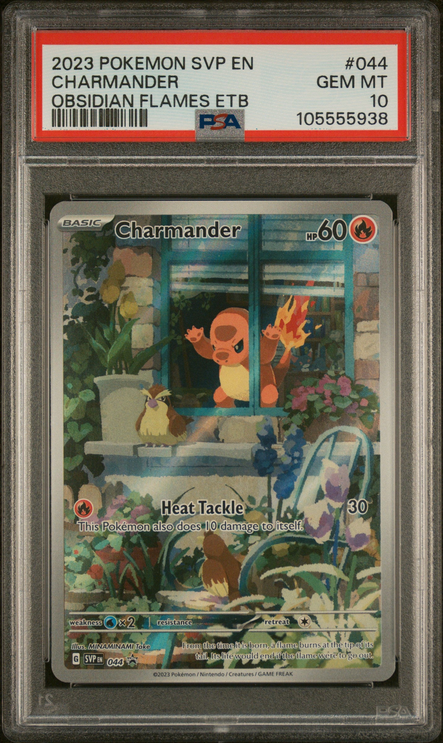 2023 Pokemon Svp En-Sv Black Star Promo #044 Charmander PSA 10