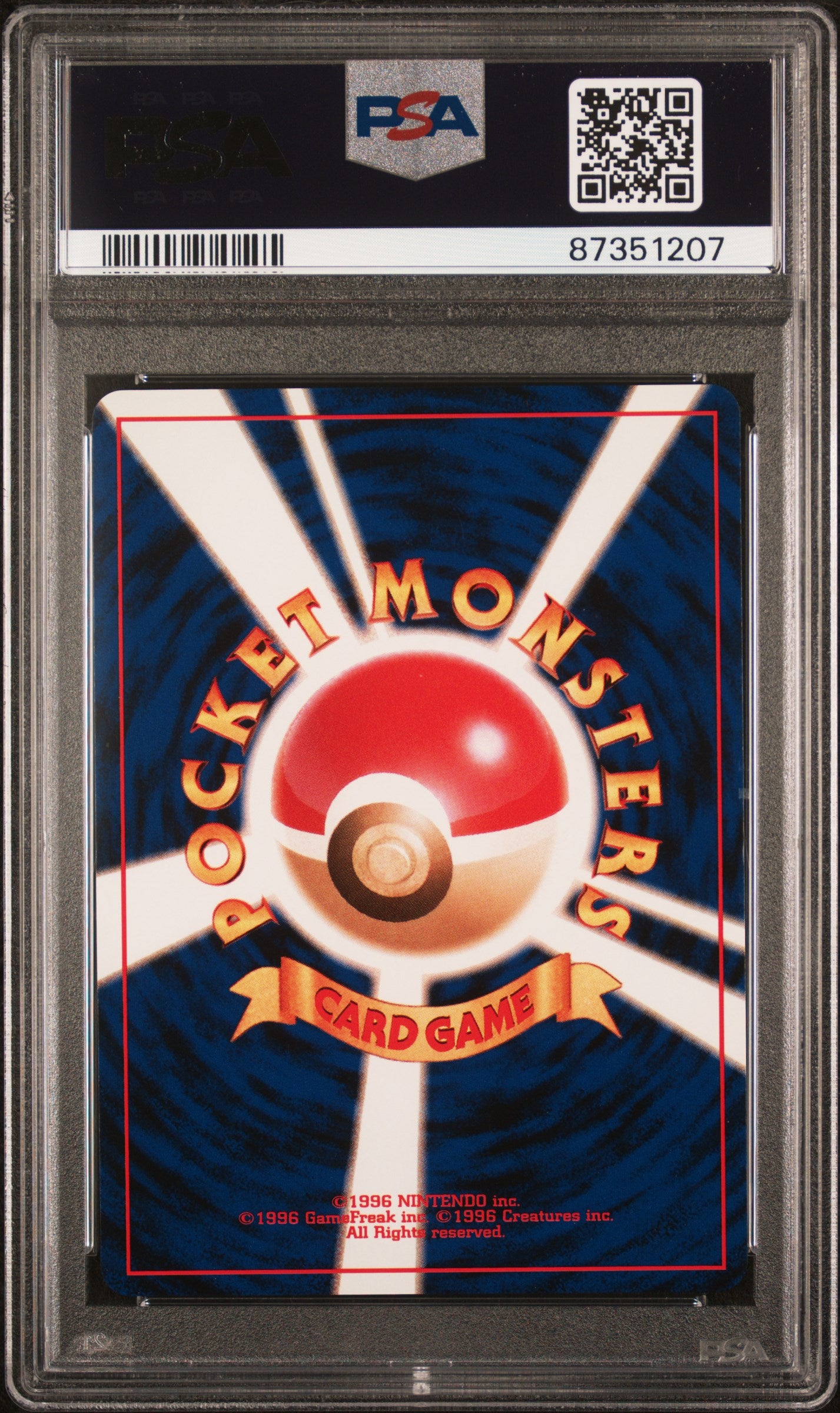 2001 Pokemon Japanese Neo 4 #233 Dark Porygon2-Holo PSA 10