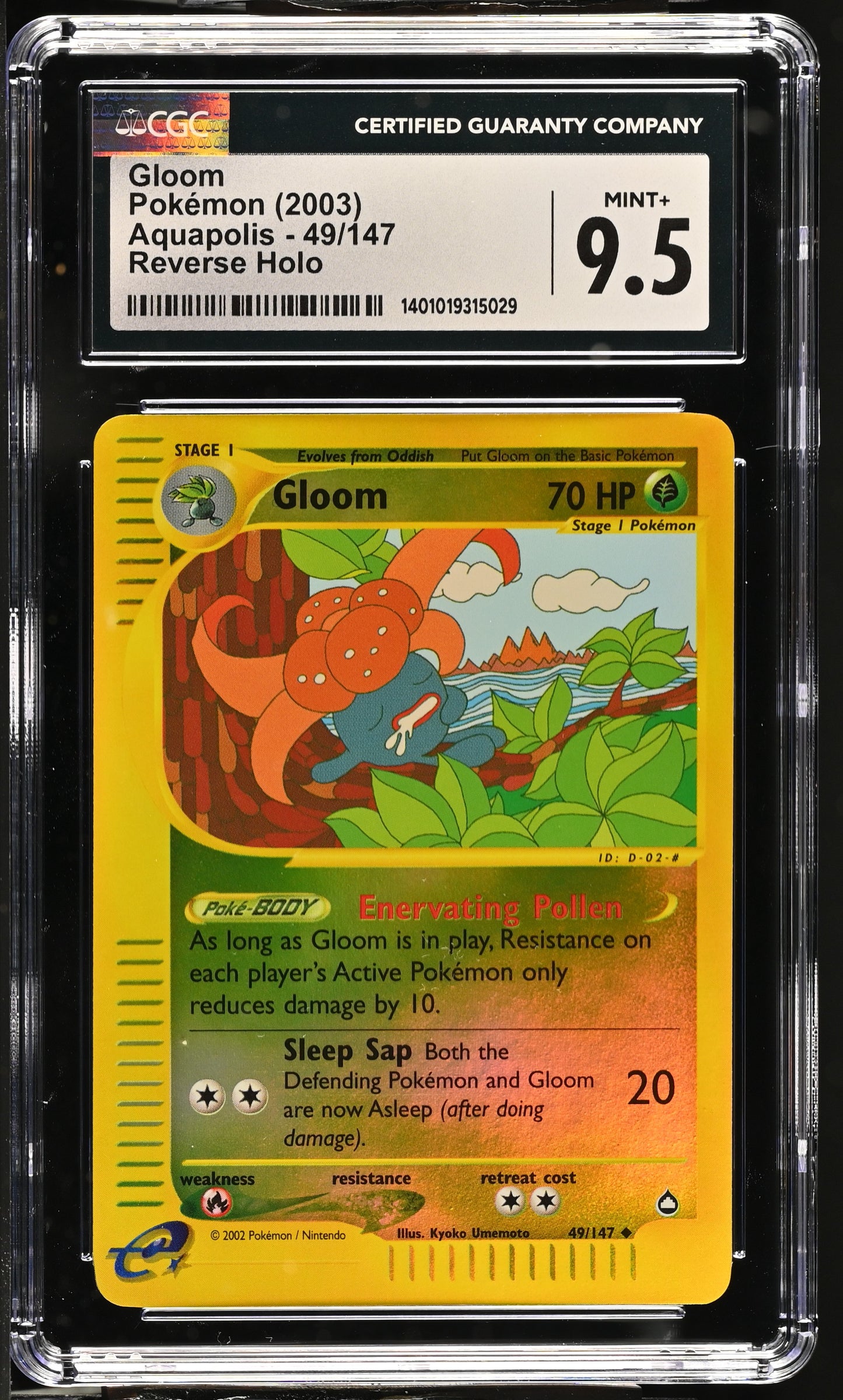 2003 Aquapolis #49/147 Gloom CGC 9.5