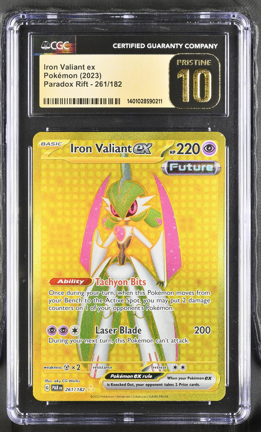 2023 Paradox Rift #261/182 Iron Valiant ex CGC PRI10