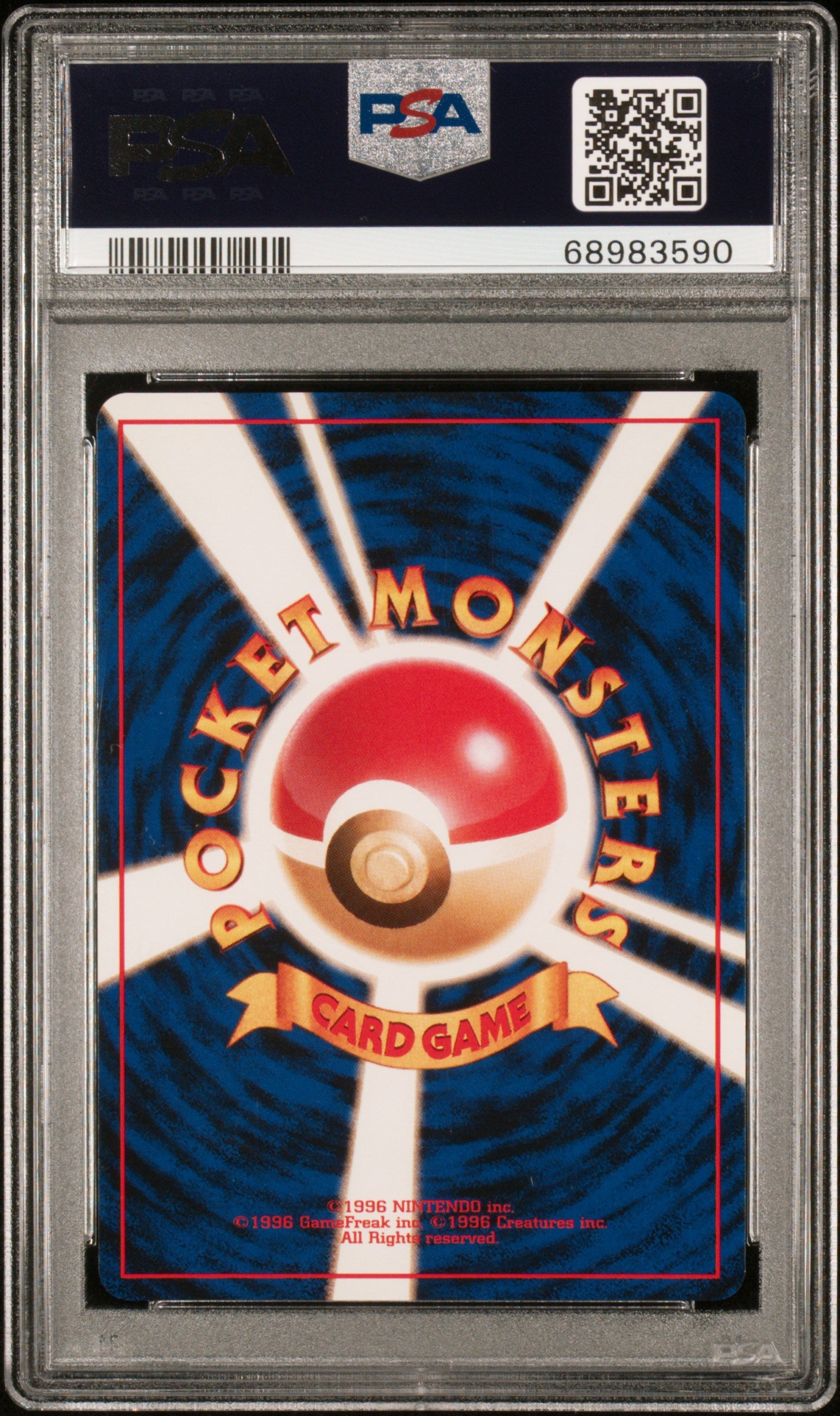 1997 Pokemon Japanese Jungle #122 Mr. Mime-Holo PSA 10