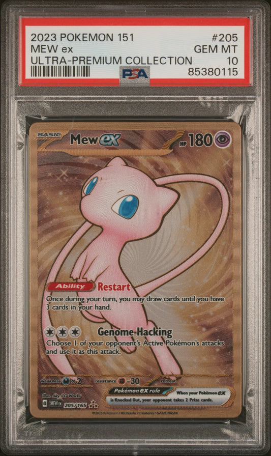 2023 Pokemon 151 Ultra-Premium Collection 1 #205 Mew Ex PSA 10