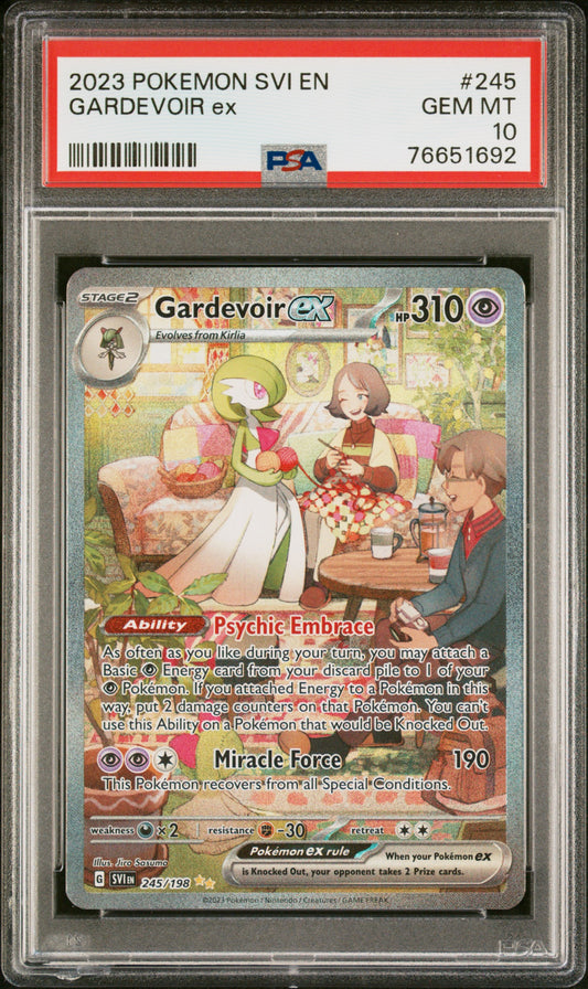 2023 Pokemon Svi En-Scarlet & Violet #245 Gardevoir Ex PSA 10
