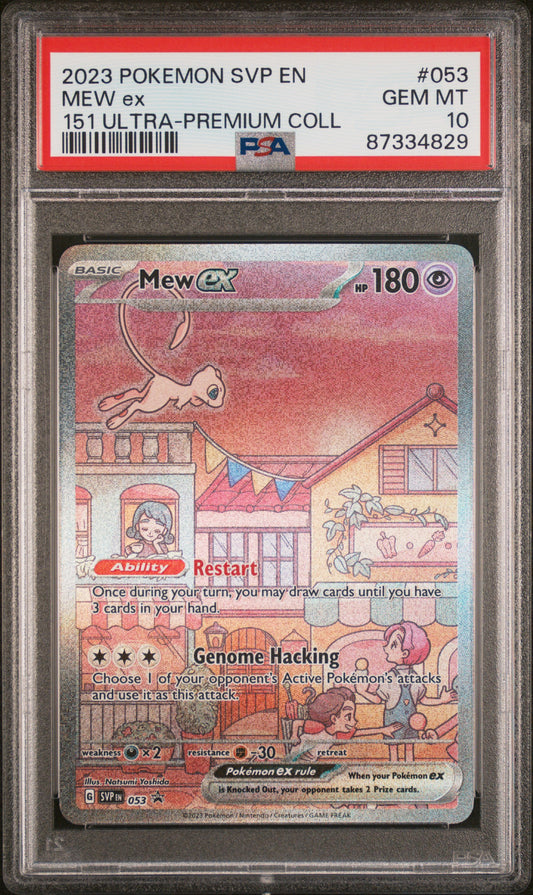 2023 Pokemon Svp En-Sv Black Star Promo #053 Mew Ex PSA 10