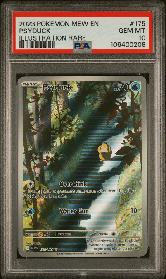 2023 Pokemon Mew En-151 #175 Psyduck PSA 10