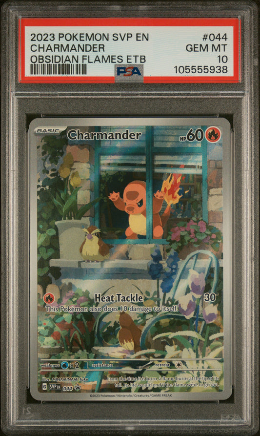 2023 Pokemon Svp En-Sv Black Star Promo #044 Charmander PSA 10